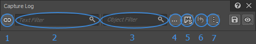 Wwise - Profiler Filter Toolbar 
