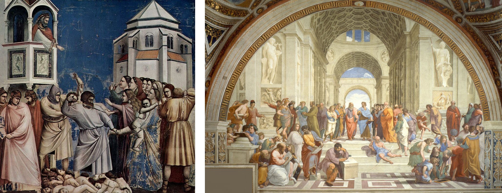 Giotto vs Raphael