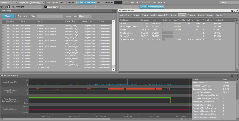 Wwise - profiler