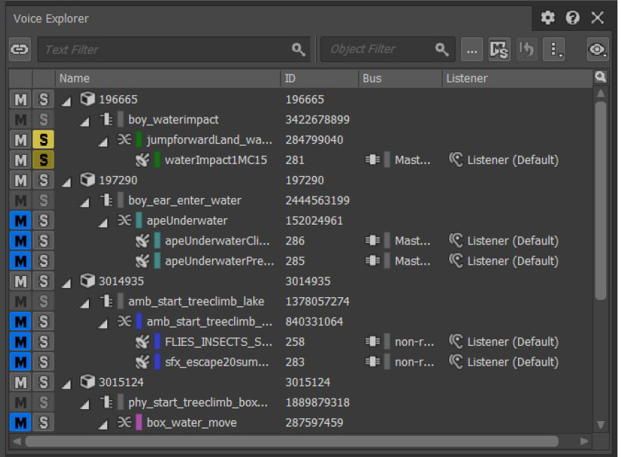 Wwise - Voice Explorer 